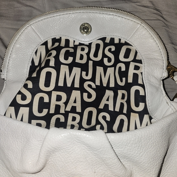 Marc by Marc Jacobs Women’s Natasha Crossbody Bag Genuine Leather Off White - Picture 8 of 9